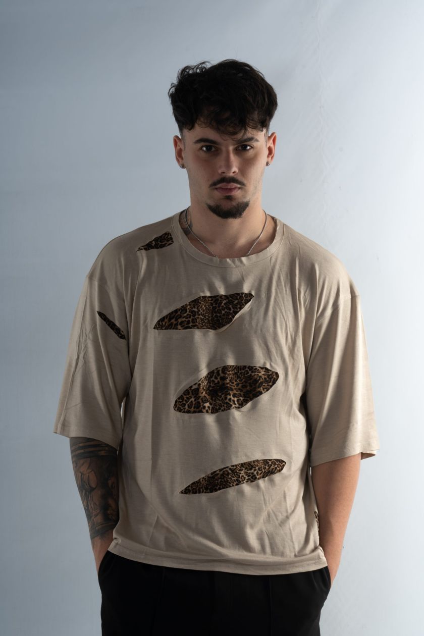Tricou Leopard Insert