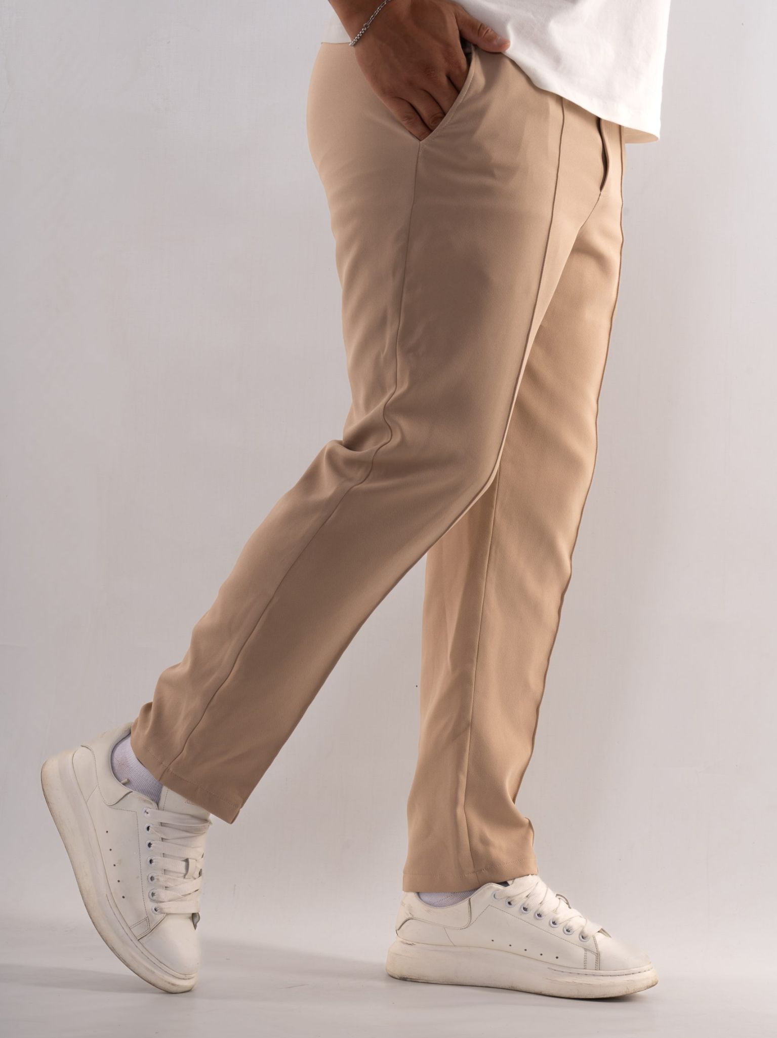 Pantaloni Lungi Crem 3