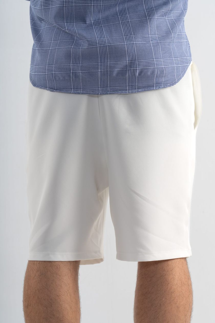 Pantaloni Scurți Albi 4