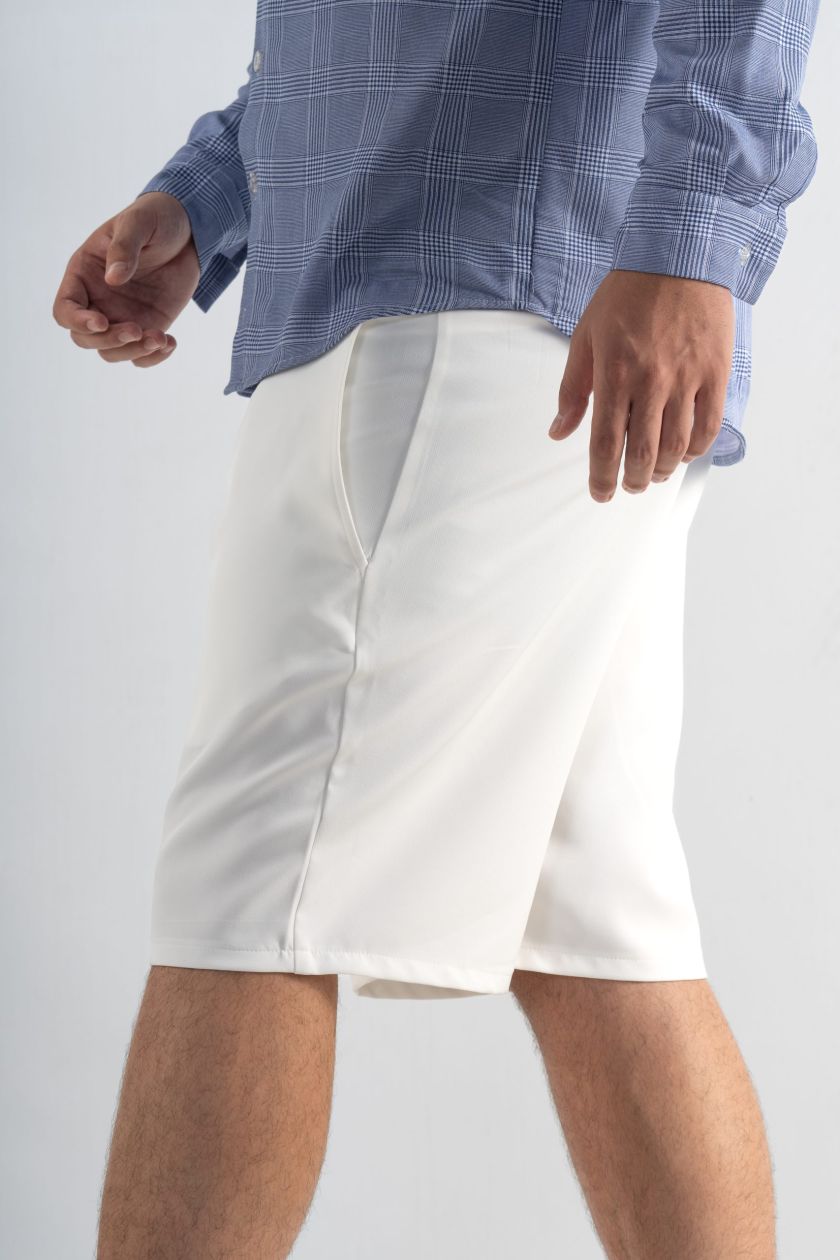 Pantaloni Scurți Albi 3