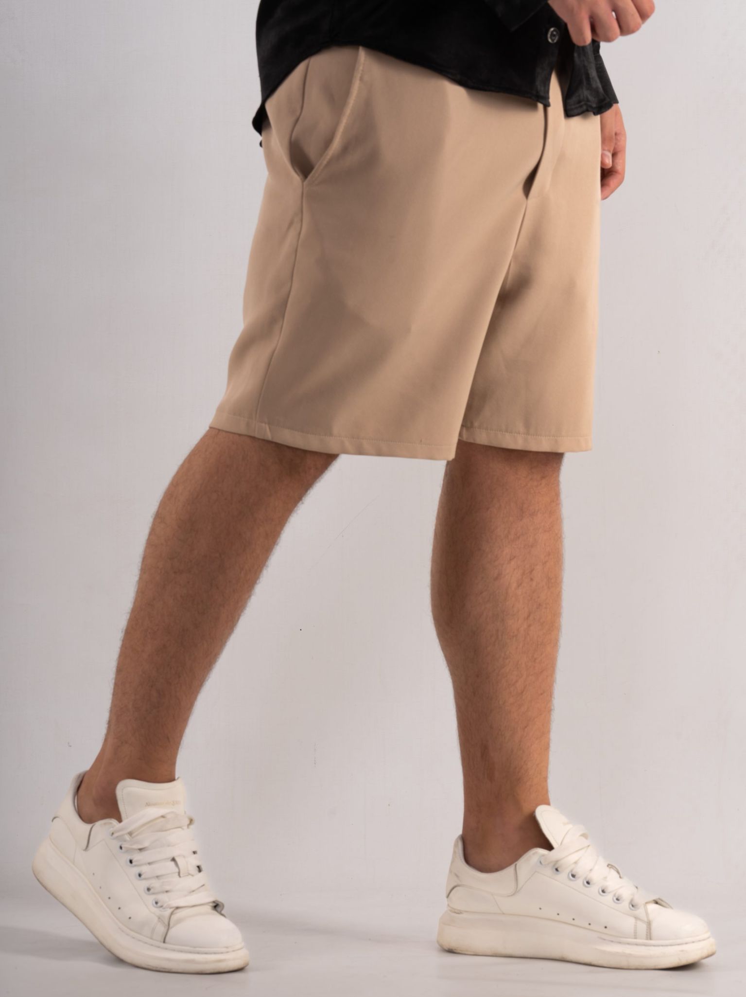 Pantaloni Scurți Crem 3