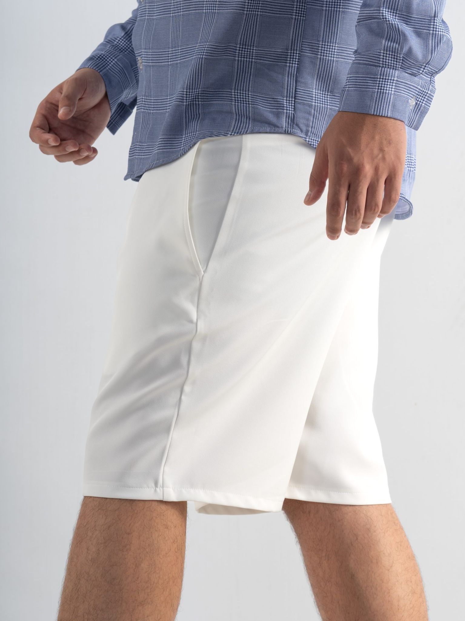 Pantaloni Scurți Albi 3